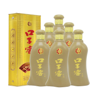 [口子窖年货节]口子窖5年型五年型40.8度400ML*6瓶兼香型白酒整箱装口子酒