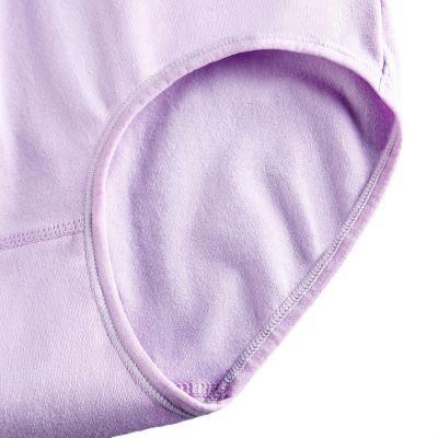 中腰女士纯棉内裤中腰纯棉印花三角内裤大码纯棉女士内裤厂家_1