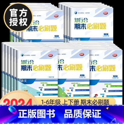 语文 人教版 二年级上 [正版]2024知行合期末必刷题一二三四五六年级上册下册语文数学英语科学人教版北师浙教浙江专版测