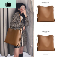 高级感大容量大包包女新款潮2020简约百搭大气单肩斜挎洋气水桶包NEW LAKE女斜挎包