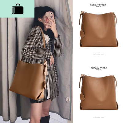 高级感大容量大包包女新款潮2020简约百搭大气单肩斜挎洋气水桶包NEW LAKE女斜挎包