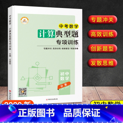 [计算]典型题专项训练 九年级/初中三年级 [正版]新版 初中数学中考版代数高效训练计算专题冲关几何典型题专项训练发散思