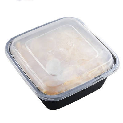 美威能 一次性正方形饭盒300只 750ml/箱