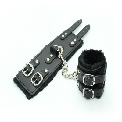 桃色缘多款可选另类调教捆绑束缚毛绒皮革手铐sm情趣用品男女用器具夫妻激情私密刺激游戏成人性玩具K
