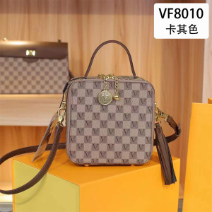 MKJ欧美时尚百搭棋盘格盒子小方包包女2023新款老花箱子高级感单肩斜挎手提包小包