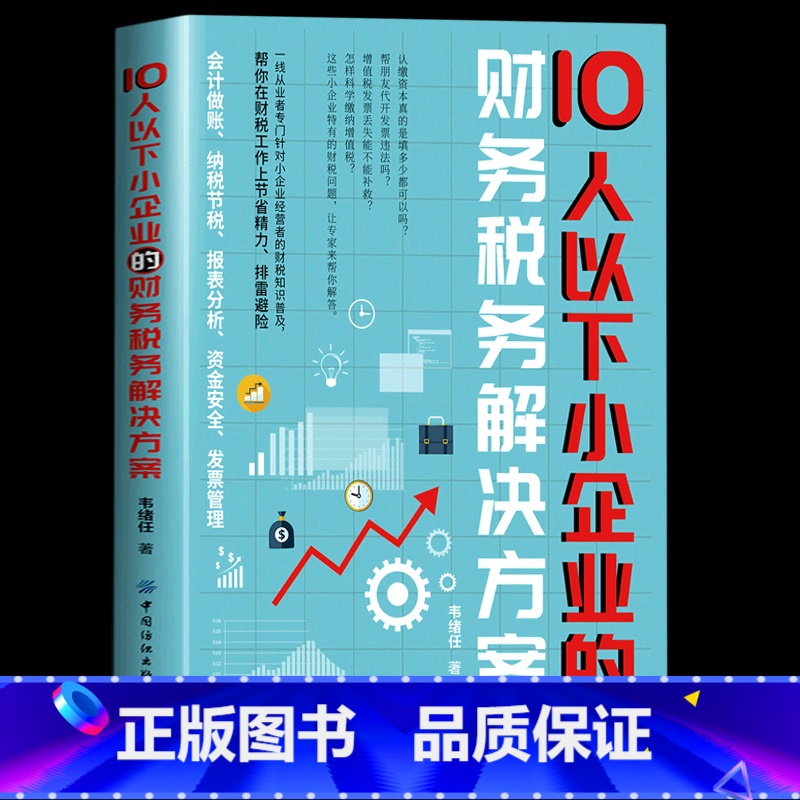 [正版]10人以下小企业的财务税务解决方案 零基础管理者中小企业财税知识普及书管理人员解决方案团队高效管理方法财报分析利
