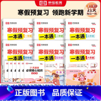 热卖❤️寒假预复习一本通 小学三年级 [正版]寒假预复习一本通21天寒假打卡计划一二三四五六年级人教版寒假作业同步专