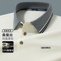 鳄鱼恤CROCODILE 男士夏季透气亲肤短袖商务POLO衫