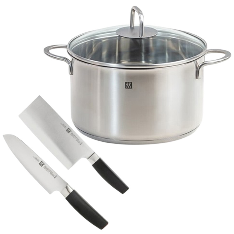 双立人锅具套装耐磨耐用方便快捷易收纳NovaPlus系列3件套