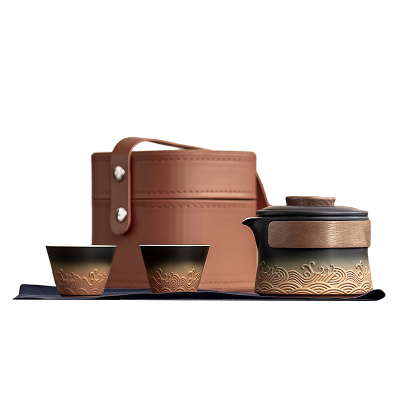 卫未来 便携茶具套装 一壶二杯 套