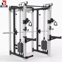 康力强REP史密斯机龙门架商用多功能卧推深蹲架家用力量举重架训练器综合深蹲架