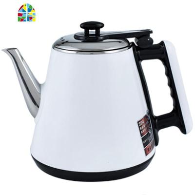 茶吧饮水机烧水壶泡茶专用单个配件五环自动上水壶美菱奥克斯通用 FENGHOU 黑色翻盖半自动食品级201不锈钢