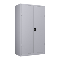 臻远ZY-GJGB-011重型工具柜车间重型储物柜铁皮柜 通门内三抽三层带挂板 灰白色