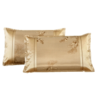 家柏饰(CORATED)夏季夏凉冰丝枕套双面成人透气凉爽枕头套凉席枕芯套子枕皮一对