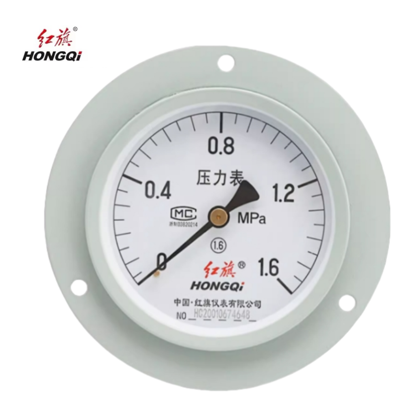 红旗 压力表轴向带边定制检测款Y150ZT (压力值需备注) 块