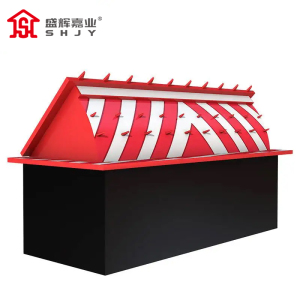 盛辉嘉业 电动液压翻板路障机电动升降带刺道路设施防撞阻车器定制3米起拍