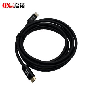 启诺 QN-LF2020 HDMI线2.0版 8K超高清线3D视频线数据连接线 黑色 卷