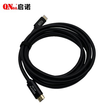 启诺 QN-LF2020 HDMI线2.0版 8K超高清线3D视频线数据连接线 黑色 卷