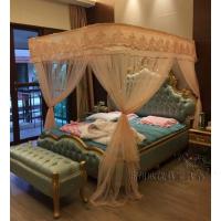 欧式床新古典实木花床样板房简约双人床时尚公主床美式皮艺婚床