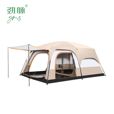劲脉 户外野营帐篷 卡其色-380*260*185CM 顶
