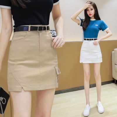 牛仔短裙女春2021新款夏季港味复古高腰显瘦防走光包臀半身裙