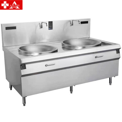 埃利斯(AILISI)大功率商用电炒灶电磁炉电灶台酒店饭店厨房单头双头电炒炉火锅电灶台电炒炉LC-SDC15K-70