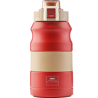 WORLD KITCHEN 弹跳杯 500ml-红 WK-TTB500ML/KZ/RD