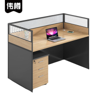 伟樽员工屏风工位单人位带柜120*60*110cm套