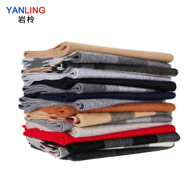 岩柃户外时尚保暖围巾羊绒材质加长款防风设计轻便舒适围脖