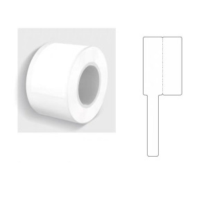 菲耐普 线缆刀型标签纸 30*45+35mm 黄色 卷