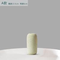 餐桌干花装饰摆件北欧小花瓶创意电视柜家居饰品客厅插花陶瓷花器 三维工匠 A款