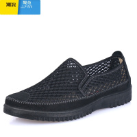 聚范老北京布鞋夏季透气男网鞋爸爸网面鞋中老年人休闲网眼鞋大码男鞋