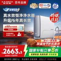 AO史密斯佳尼特[25年新升级]蓝鲸真水效净水器家用厨下式直饮净水机净饮机1000G CR2500AE1 国家补贴