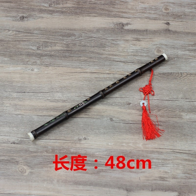 魔道祖师陈情演出竹笛子萧古风影楼古装摄影舞蹈cosplay长箫道具普通黑竹笛送中国结