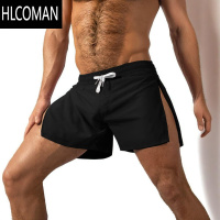 HLCOMAN男士运动短裤男夏季薄款速干透气沙滩裤健身跑步训练三分裤美式