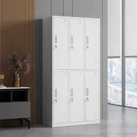 鑫金虎(XIN JIN HU)钢制六门更衣柜铁皮柜员工储物柜宿舍衣柜寄存柜