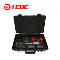 TEDE 充电式锂电扳手 TE-6689 1/2寸35件组套 两电一充 0-3500 次/分 750N.M M10-M2