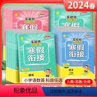 24版]语数英3本+写字课-人教版 小学三年级 [正版]2024春雨实验班寒假衔接一年级寒假衔接作业二年级三年级上册寒假