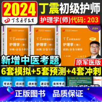 [正版]丁震初级护师备考2024护师资格考试书考前冲刺模拟预测试卷军医版轻松过护理学师内科外科儿科妇产科题库练习题202