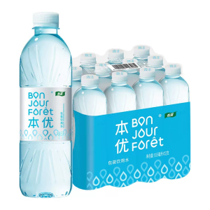 怡宝 本优天然纯净水555ml*12瓶箱装