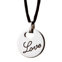 梦克拉 Mkela 钨金吊坠 LOVE 圆形 其他 甜美可爱
