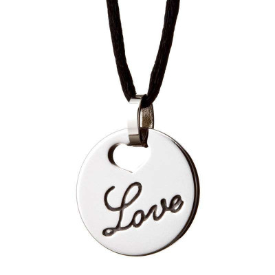 梦克拉 Mkela 钨金吊坠 LOVE 圆形 其他 甜美可爱