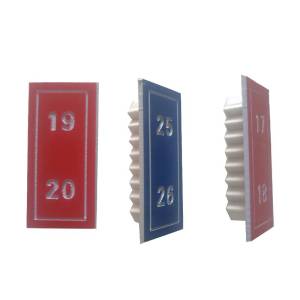 锲衡二柱端子铭牌45mm*20mm*10mm块