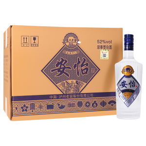 泸州老窖安怡500ml*12瓶整箱 浓香型白酒 口粮酒
