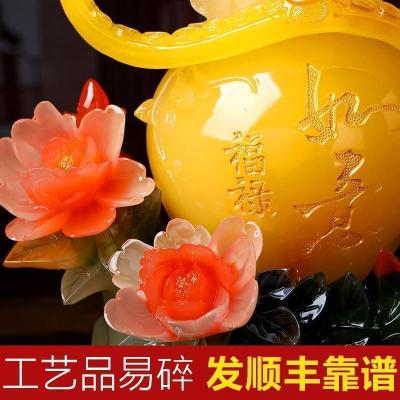 美帮汇福禄报喜葫芦摆件乔迁新居新房玄关厅装饰品