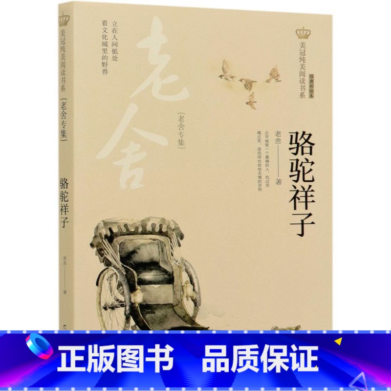 [正版]骆驼祥子老舍专集经典彩绘本美冠纯美阅读书系 老舍 晨光出版社 中国儿童文学 9787571503956
