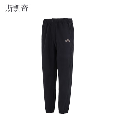 斯凯奇 男款针织长裤 L223M069-0018XL 条