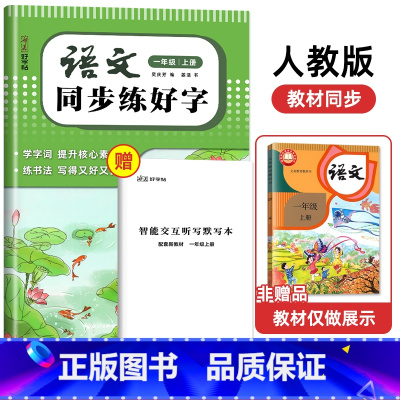 [1上]语文同步练好字 小学通用 [正版]2024秋人教版小学同步练字帖一年级二年级三年级四年级五六年级上册下册字帖练字