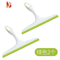 三维工匠2个装擦玻璃神器家用双面擦清洁器擦窗器镜子刷刮水清洗窗户工具 擦玻璃器2个装-绿色