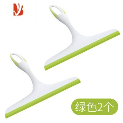 三维工匠2个装擦玻璃神器家用双面擦清洁器擦窗器镜子刷刮水清洗窗户工具 擦玻璃器2个装-绿色